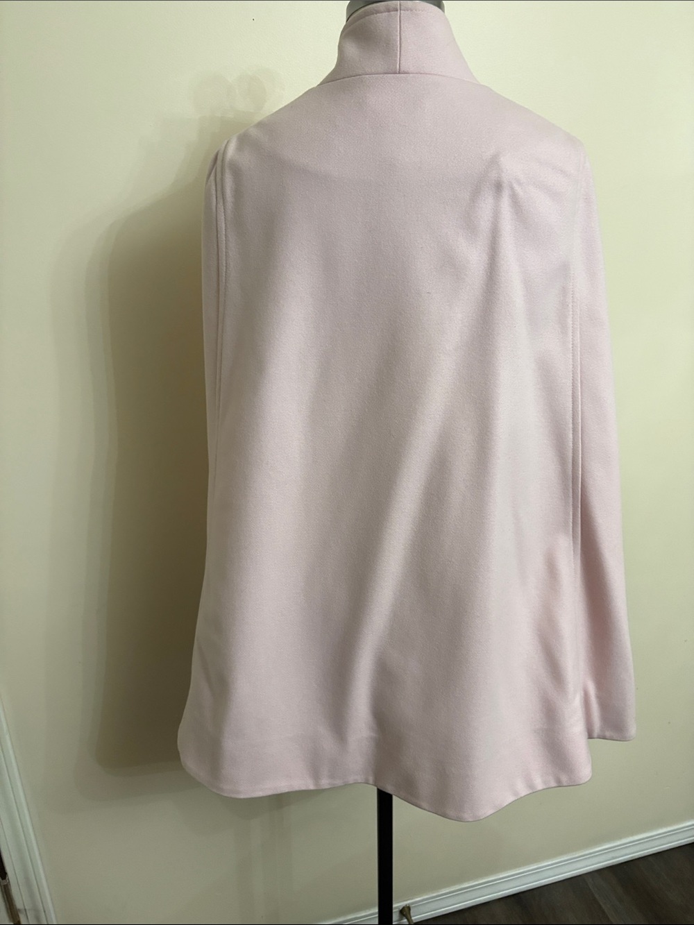 Ted Baker Pale Pink Cape Coat with Asymmetric Front - Picture 5 of 8
